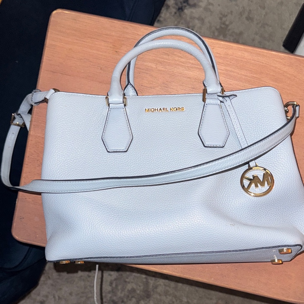 Michael Kors Sky Blue Satchel